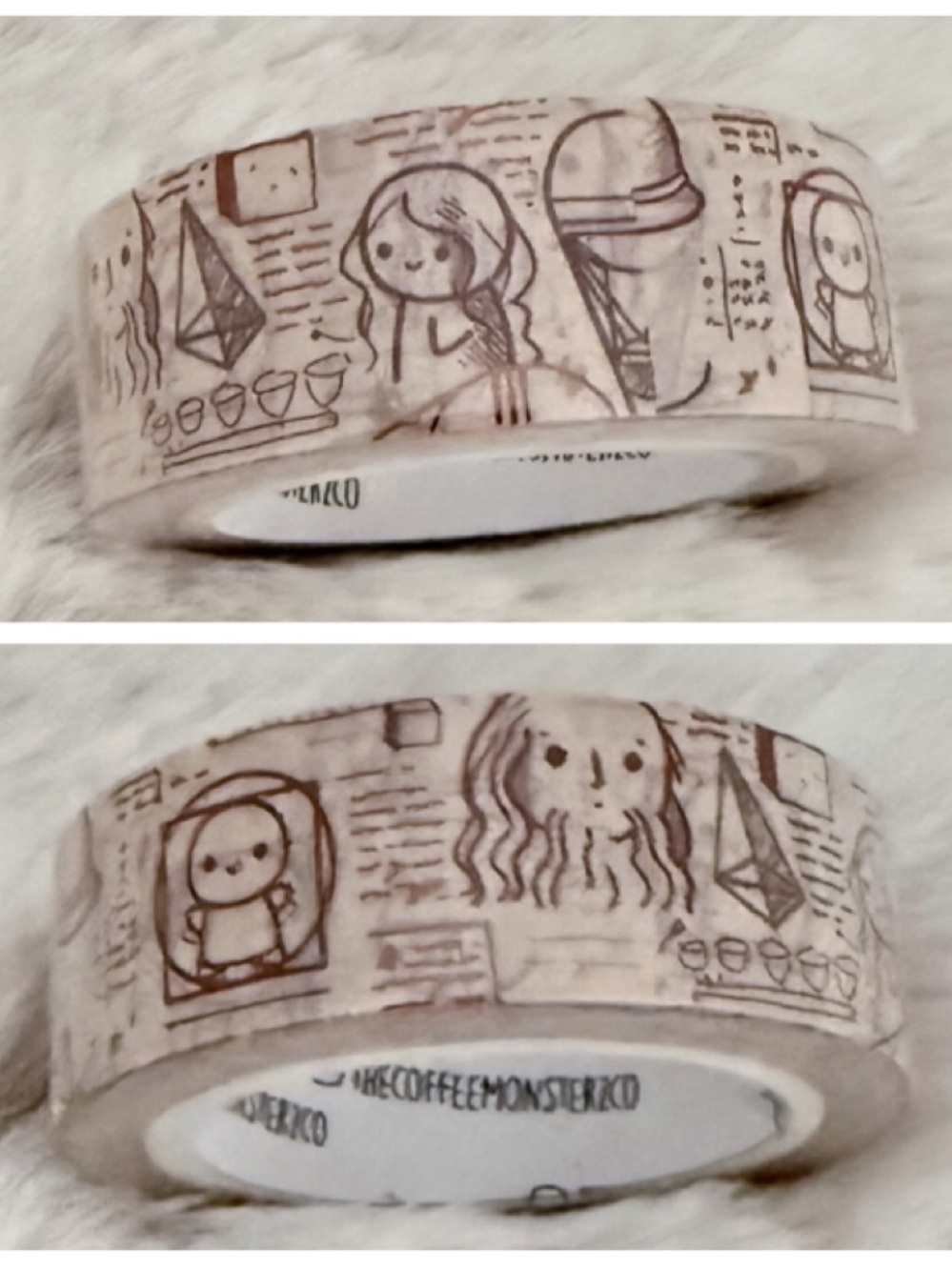 TheCoffeeMonsterzCo Washi Tape - Da Vanci